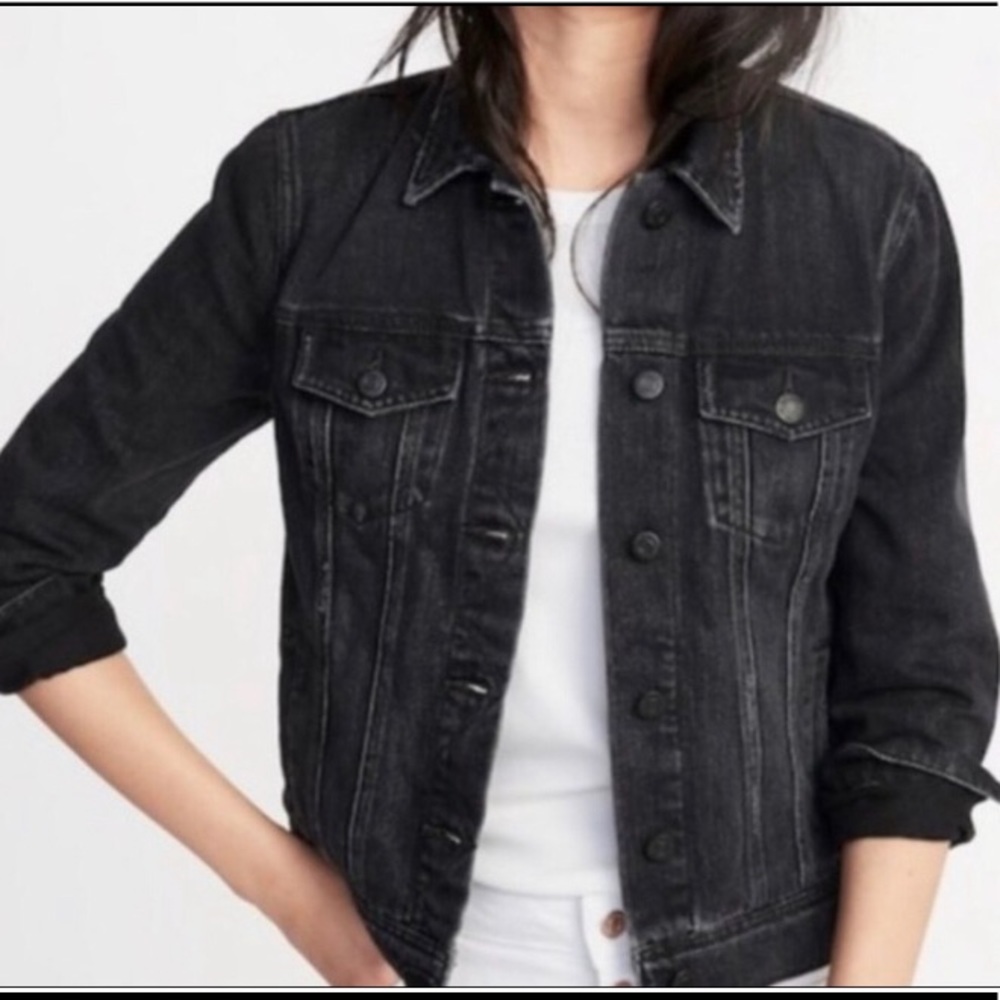 Universal Thread Black Jean Jacket - M